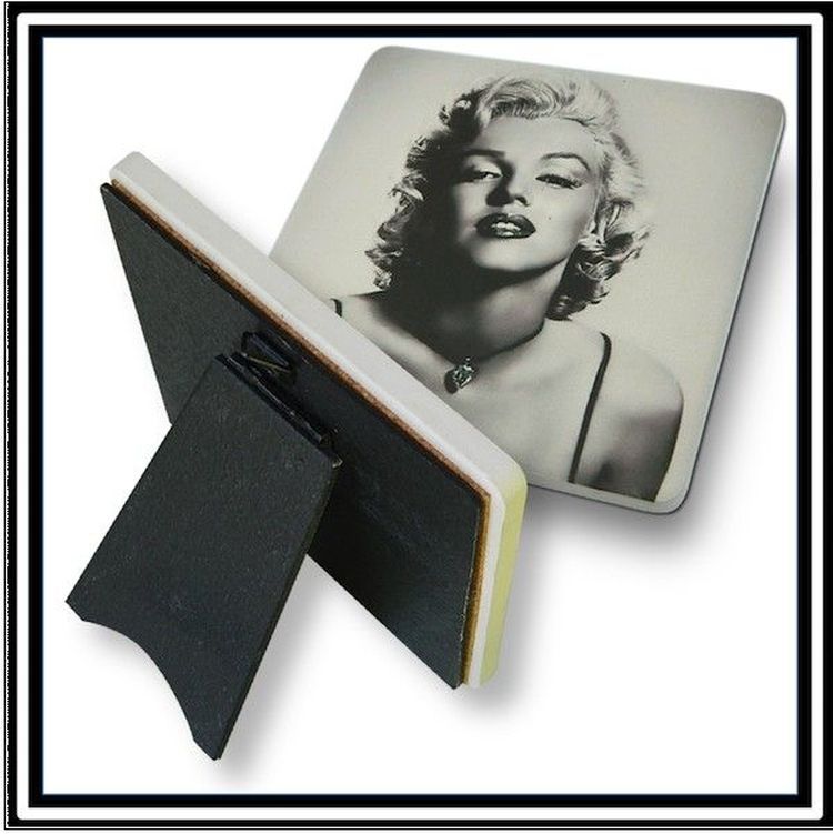 Custom Stone Coaster with Easel Backing